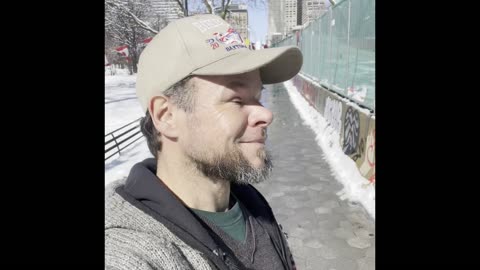 Farmer goes on Toronto Parliament walkabout with dogs in the Sun #freedomdogs #toronto #dogwalking