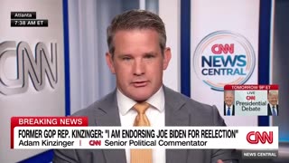 Adam Kinzinger Throws His Support Behind Biden In SAD CNN Interview