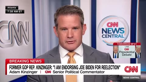 Adam Kinzinger Throws His Support Behind Biden In SAD CNN Interview