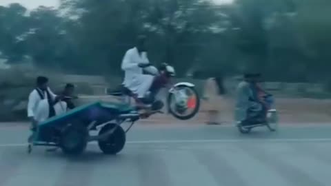 Funny Stunt Rakshaw