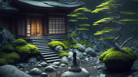 Harmony of Ethnic Violin and Bird Chirping in Zen Garden Meditation Music - Clear Your Mind