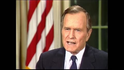 Rare 1991 Clip Shows George Bush Announcing the ‘New World Order', January 16, 1991