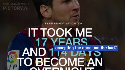 Powerful Motivational Quote of "Leone Messi"
