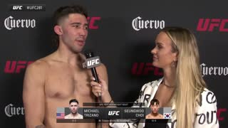 Michael Trizano_ 'I Was Either Going to Get Flatlined or He Was' _ UFC 281 Quick Hits w_ Laura Sanko