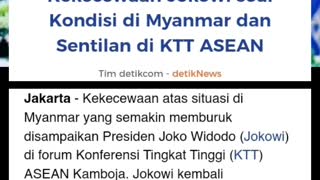 Kekecewaan Jokowi soal kondisi di Myanmar dan Sentilan