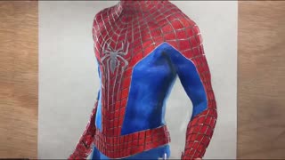 13 Drawing The Amazing Spider-Man 2 - Timelapse
