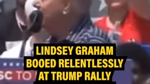 LINDSEY GRAHAM BOOED RELENTLESSLY AT TRUMP RALLY IN HIS OWN STATE