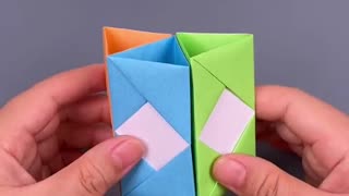 DIY Origami Pen Holder Tutorial