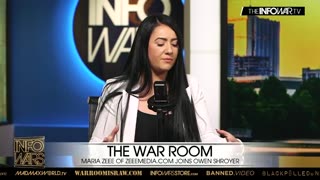 Maria Zeee Joins Owen Shroyer at the Infowars Studio with a Message for the World