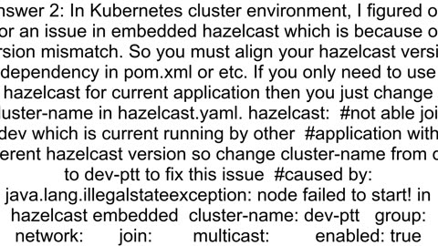 comhazelcastcoreHazelcastInstance IllegalStateException Node failed to start