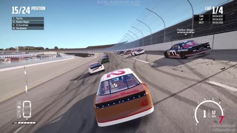 BRUTAL 90s NASCAR at Talladega! _ Wreckfest