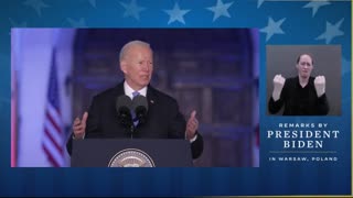 OOPS: Biden Goes Off-Script and Greatly Increases Tensions with Russia