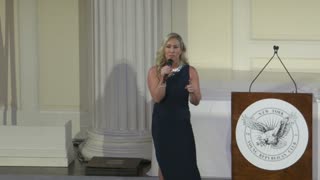 Congresswoman Marjorie Taylor Greene Speaks at the NYYRC 110th Annual Gala