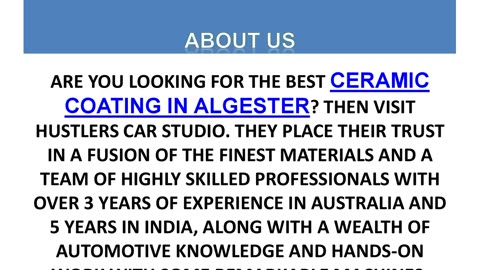 Best Ceramic Coating in Algester