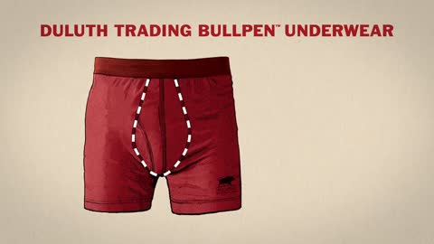 Duluth Trading TV Commercial Bullpen™ Underwear - Untethered 15