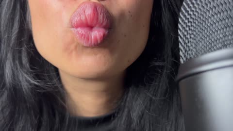 ASMR MIC KISSING AND LICKING WET MOUTH SOUNDS