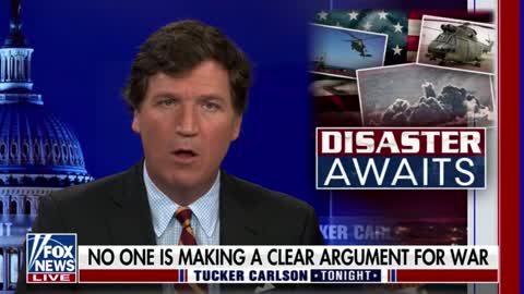 Tucker Carlson examines why so many people are interested in Ukraine and seem to want conflict with Russia