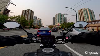 Metrotown to Vancouver - Motorcycle Ride