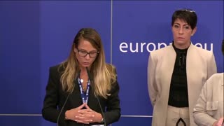 Press Conference After Pfizer CEO Albert Bourla Refused To Answer In Front Of European Parliament