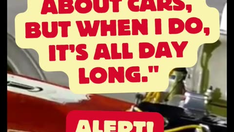 I DONT ALWAYS TALK ABOUT CARS