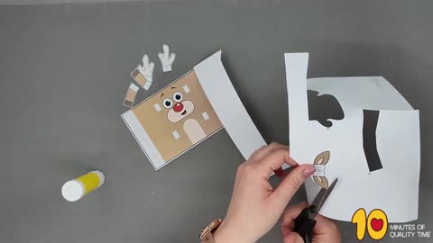 Reindeer Paper Roll Craft