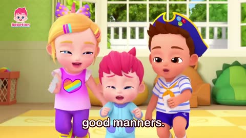 GOOD MANNERS ! LEARN HEALTHY HABIT ETIQUETTE LESSON FOR KIDS ! BEBEFINN ! NURSERY RHYMES !!!