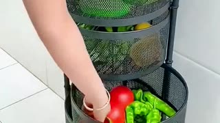 Multilayer vegetable shelving