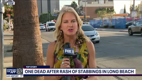 Long Beach stabbing spree: One woman killed