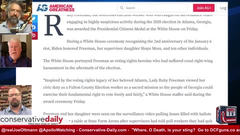 Conservative Daily Shorts: Ruby Freeman Receives Citizen Medal & Bot Supporters