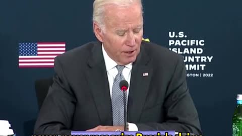 Joe BidenUS will neverrecognizeRussian claims on Ukraine