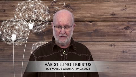 Tor Marius Gauslaa: Vår stilling i Kristus