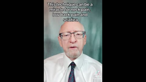 DR CM CURTIS on TikTok: Alleviate Back Pain / Sciatica With The "Curtis Technique"