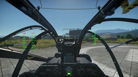 Low level flying the AH-1 in simulator mode