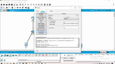 Static Routing using 3 routers - Cisco Packet Tracer