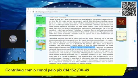 Canal Evidências - 0dzhz_Avt80 - LENDO TODA A BÍBLIA E SEPARANDO OS VERSÍCULOS SOBRE A TP