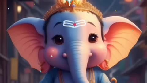 Lord Ganesha cute WhatsApp Status 🥳🥰🎧🥀Lord Ganesh| Ganpati Bappa morya| Ganpati kid status 🥀
