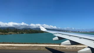 Taking off from Honalulu Airport