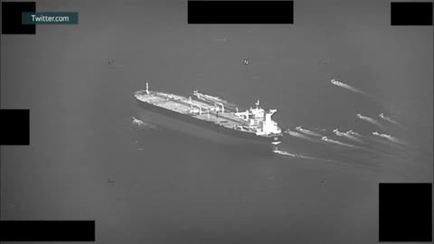 Iranian navy seized a oil tanker in the Strait of Hormuz