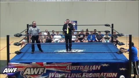 Johnny Beautiful Vs Harvey Falco Bout 1 AWF Pro-Wrestling New Years Revolution 2024