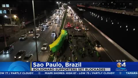 Bolsonaro Supporters Block Roads In Protest Of Brazil Presidential Election Results