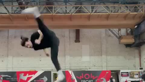 Man Shows off Cool Sporty Moves