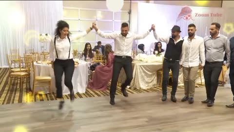 Lit Lebanese Dabki Girl Dance in Canada _ دبكة فتاة ولا اجمل في كندا