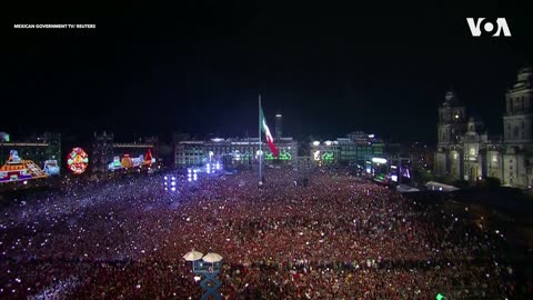 Mexican President Leads Thousands in ‘Cry' of Independence | VOA News