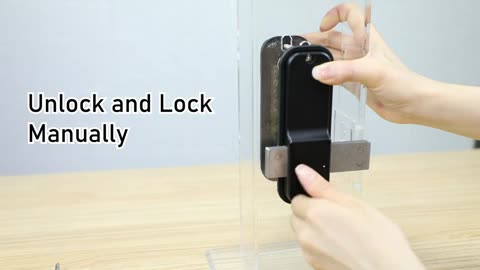 Stainless Steel 100% Mechanical Keyless Entry Door Lock with Handle