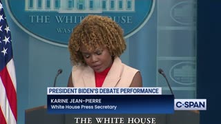 White House Press Secretary Tries To Explain Away Biden's Worst Debate Lie (VIDEO)