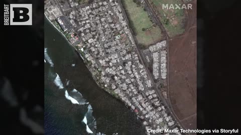 Breitbart News - Aerial Footage, Before & After Pictures Show Devastating Hawaii Wildfire