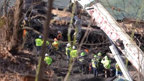West Virginia train derailment spills fuel & injures three people