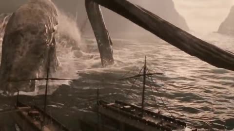 Perseus Takes On Kraken - Clash Of The Titans Clip (2010)