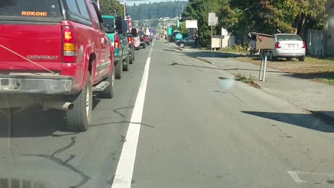 Trump Parade in Humboldt County, CA