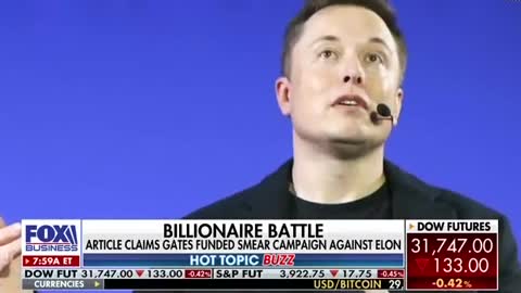 Fox Business on the Escalating Feud Between Elon Musk and Bill Gates.